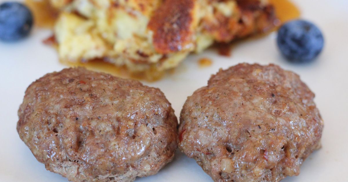 baked sausage patties with french toast casserole