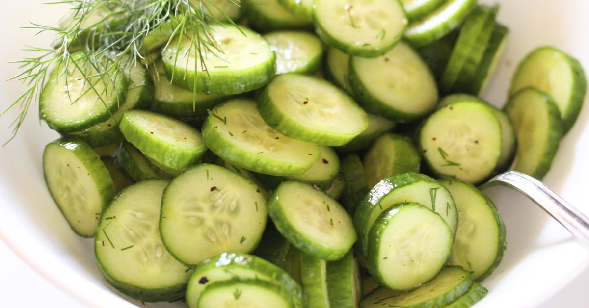 easy and quick cucumber salad recipe