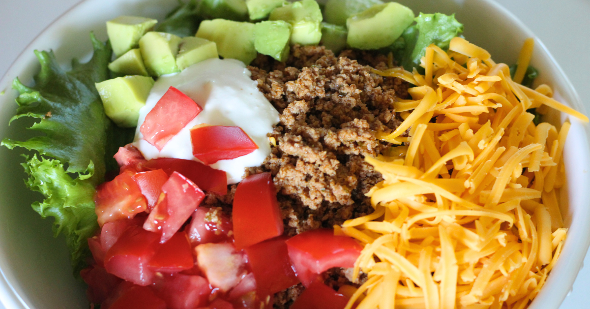 Easy 10-Minute Ground Turkey Taco Salad Recipe
