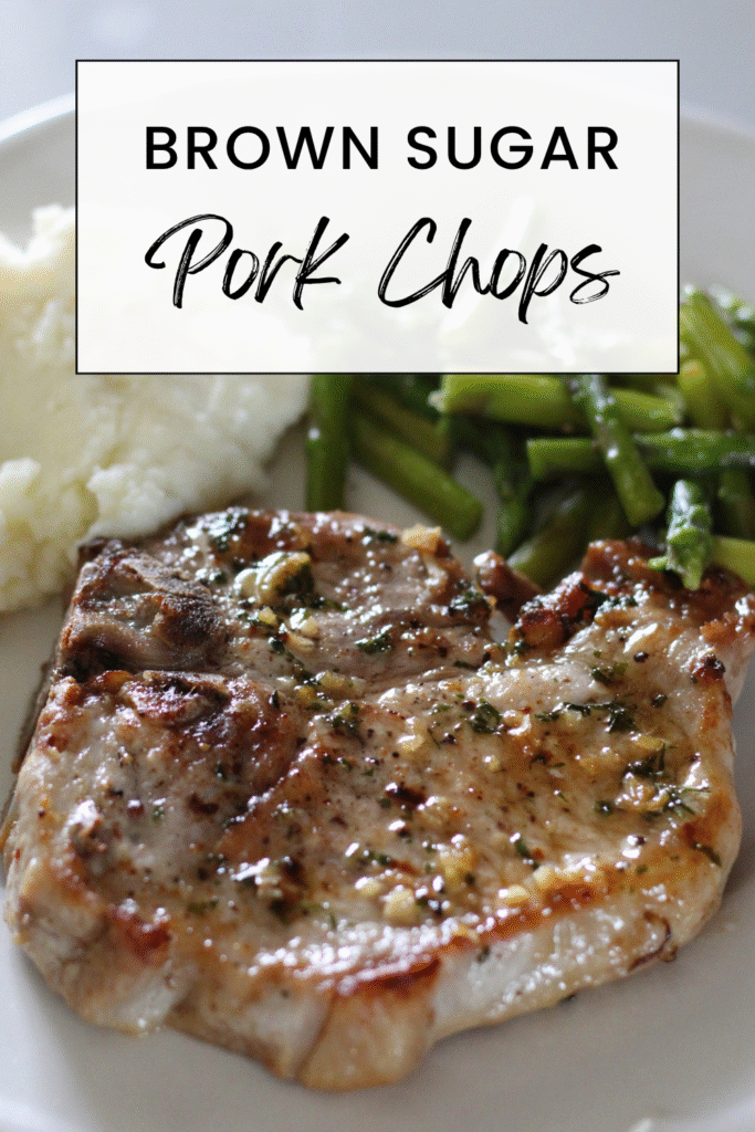 Brown Sugar Pork Chops Recipe #pork #chops #recipe #chop #time #small #sauce #brown #easy #thermometer #mamamakesiteasy