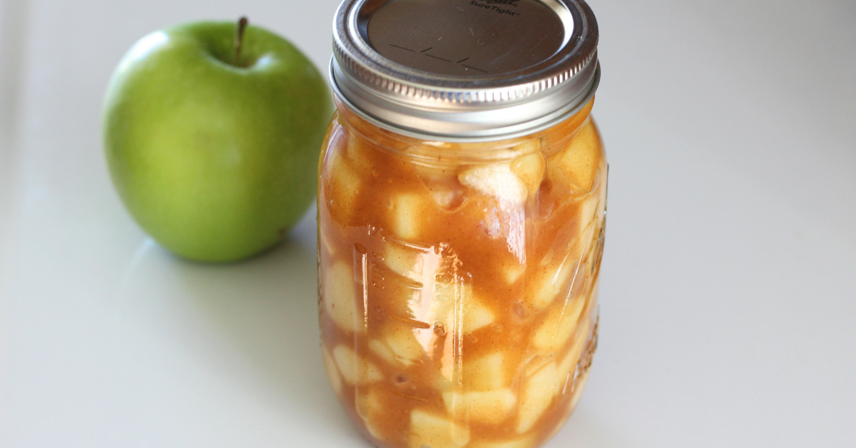 homemade applie pie filling recipe
