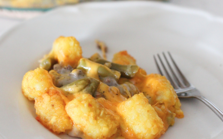 Classic Cheesy Tater Tot Casserole
