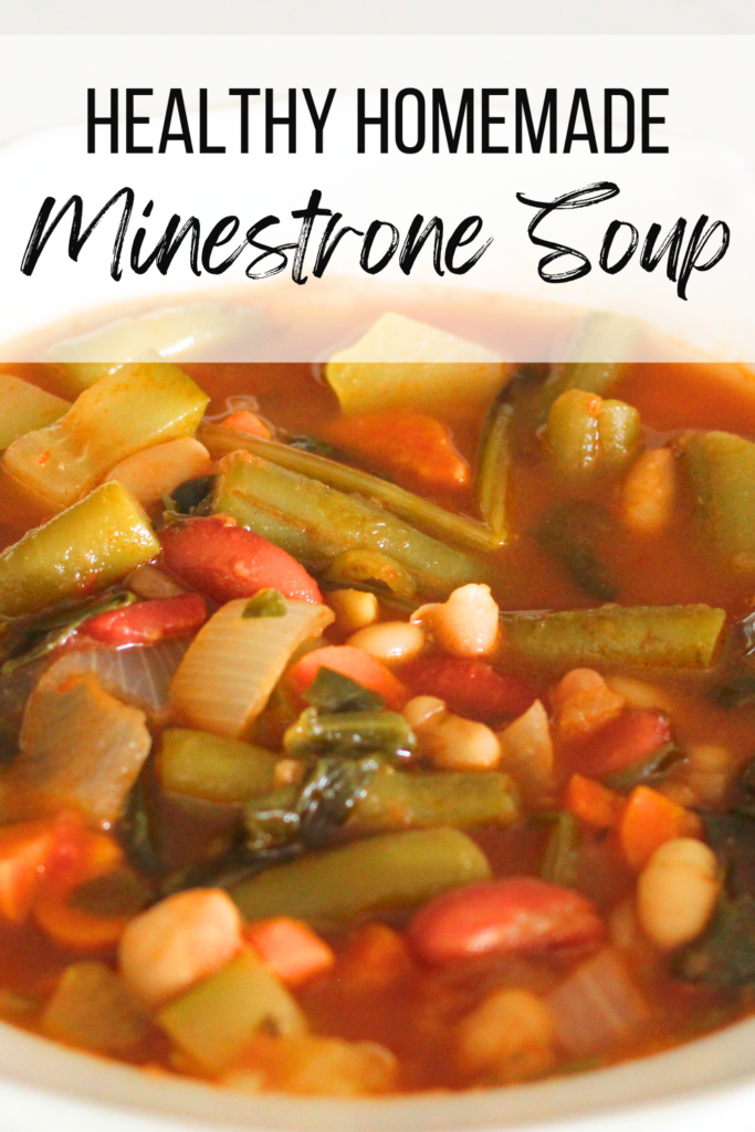 Healthy Homemade Minestrone Soup Recipe, Minestrone Recipe: Easy Classic Vegetarian Soup #healthy #nutritious #onepotmeal #italian #crockpot #vegan #vegetarian #dinner #starter #soup #broth #beans #crowd #ingredients #minestrone #recipe #chicken #tomato #mamamakesiteasy